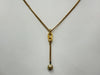 Dior CD Gold Pearl Necklace