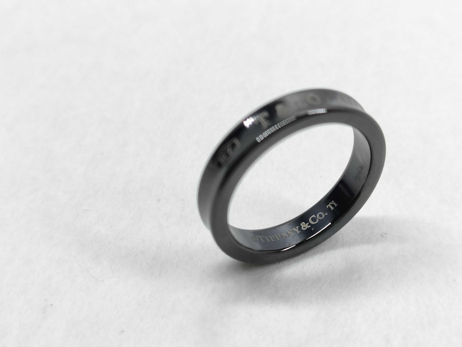 Tiffany & Co. 1837 Titanium Narrow Ring