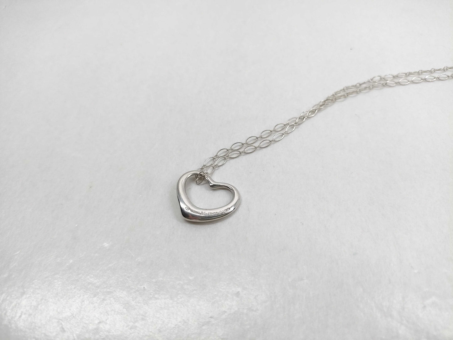 Tiffany & Co. Open Heart 925 Necklace