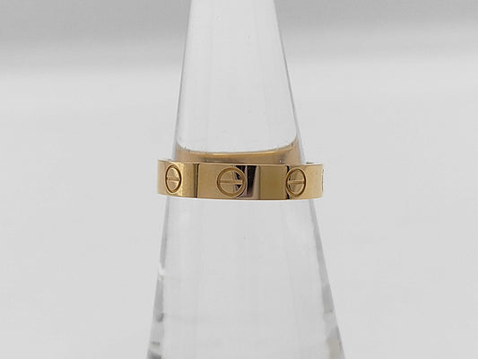 Cartier Mini Love #50 Yellow Gold 750 3.1g Ring 