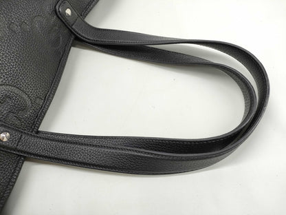 GUCCI 818771 Jumbo GG Leather Tote Bag in Black, Abbey Tote Bag