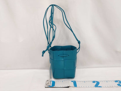 BOTTEGA VENETA Maxi Intrecciato Shoulder Bag, Blue