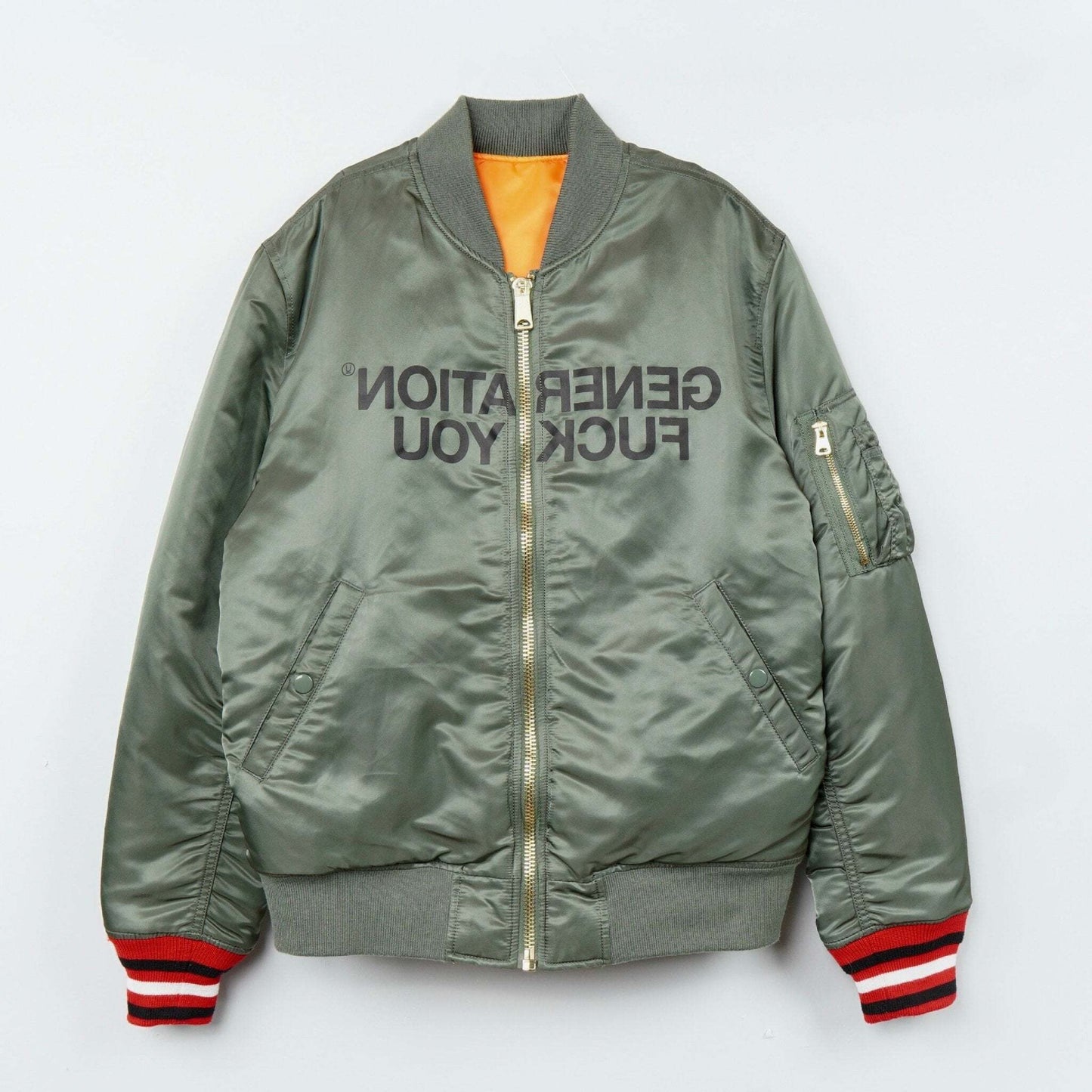 Supreme x UNDERCOVER Reversible MA-1 Jacket, Olive Khaki, Men's, Size S. Other Apparel.