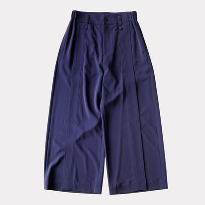 ISSEY MIYAKE ISSEY MIYAKE Wide Slacks, Navy, Women's, Size 2