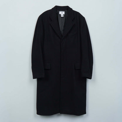 ARMANI EXCHANGE ARMANI EXCHANGE Armani Exchange Chesterfield Wool Coat, Black, Size M