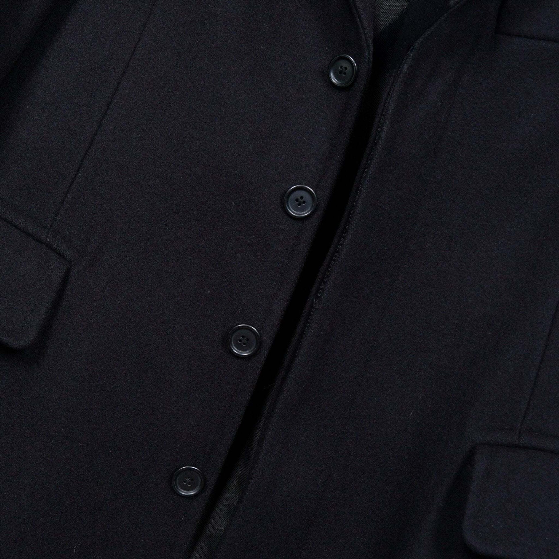 ARMANI EXCHANGE ARMANI EXCHANGE Armani Exchange Chesterfield Wool Coat, Black, Size M