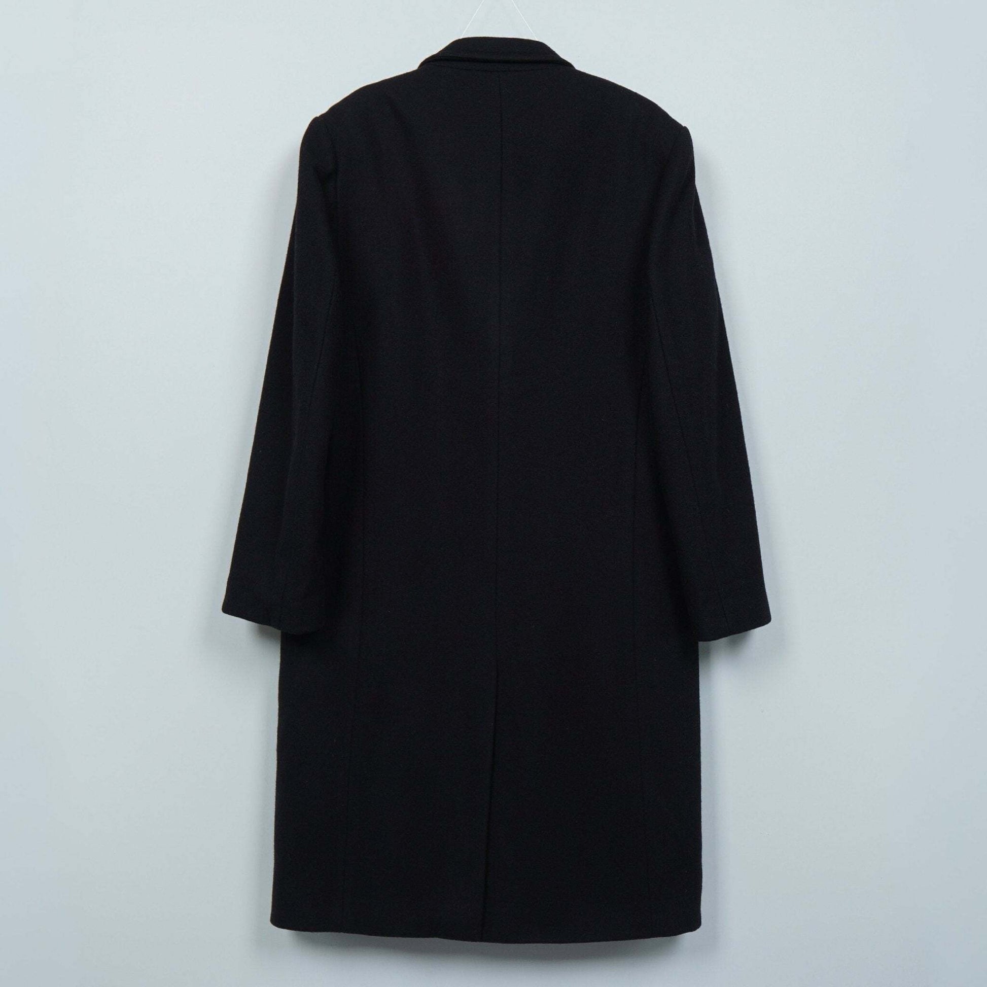 ARMANI EXCHANGE ARMANI EXCHANGE Armani Exchange Chesterfield Wool Coat, Black, Size M