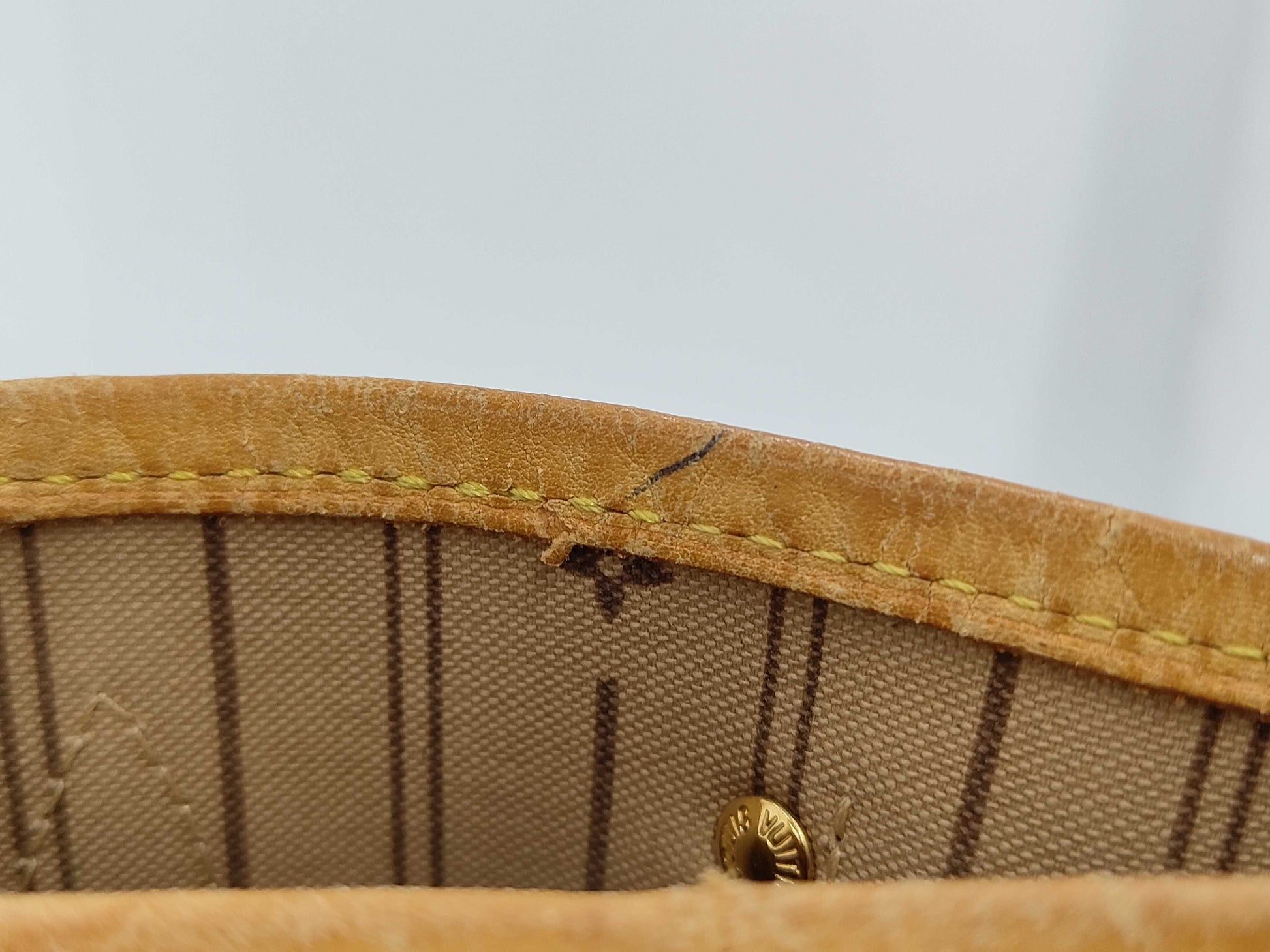 LOUIS VUITTON M40155 Monogram Neverfull PM Old-Style Tote Bag