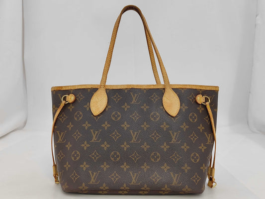 LOUIS VUITTON M40155 Monogram Neverfull PM Old-Style Tote Bag