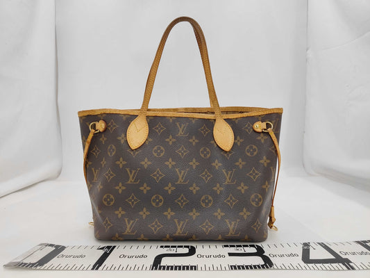 LOUIS VUITTON M40155 Monogram Neverfull PM Old-Style Tote Bag