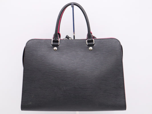 LOUIS VUITTON M54149 Epi Vaneau GM Noir Handbag with Shoulder Strap