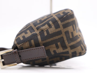 FENDI Zucca Mamma Bucket Brown Black Handbag