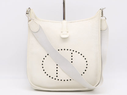 HERMES Leather Evelyne 2MM Shoulder Bag with Shoulder Strap, E Stamped, 2001