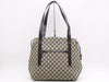GUCCI GG Canvas Tote Bag Beige Black Tote Bag