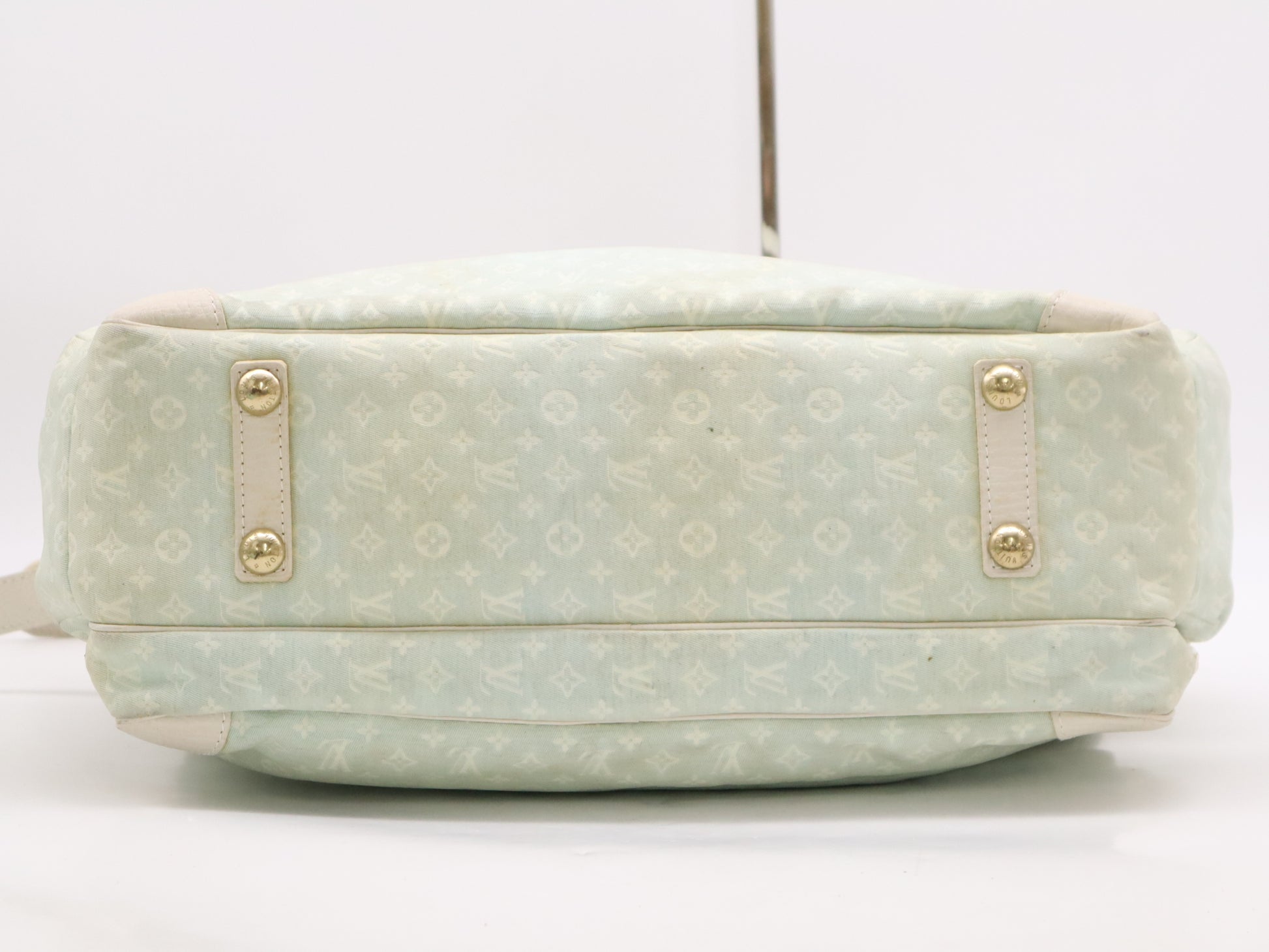 LOUIS VUITTON M95256 Mini Lansac Allange Blue Tote Bag with Shoulder Strap