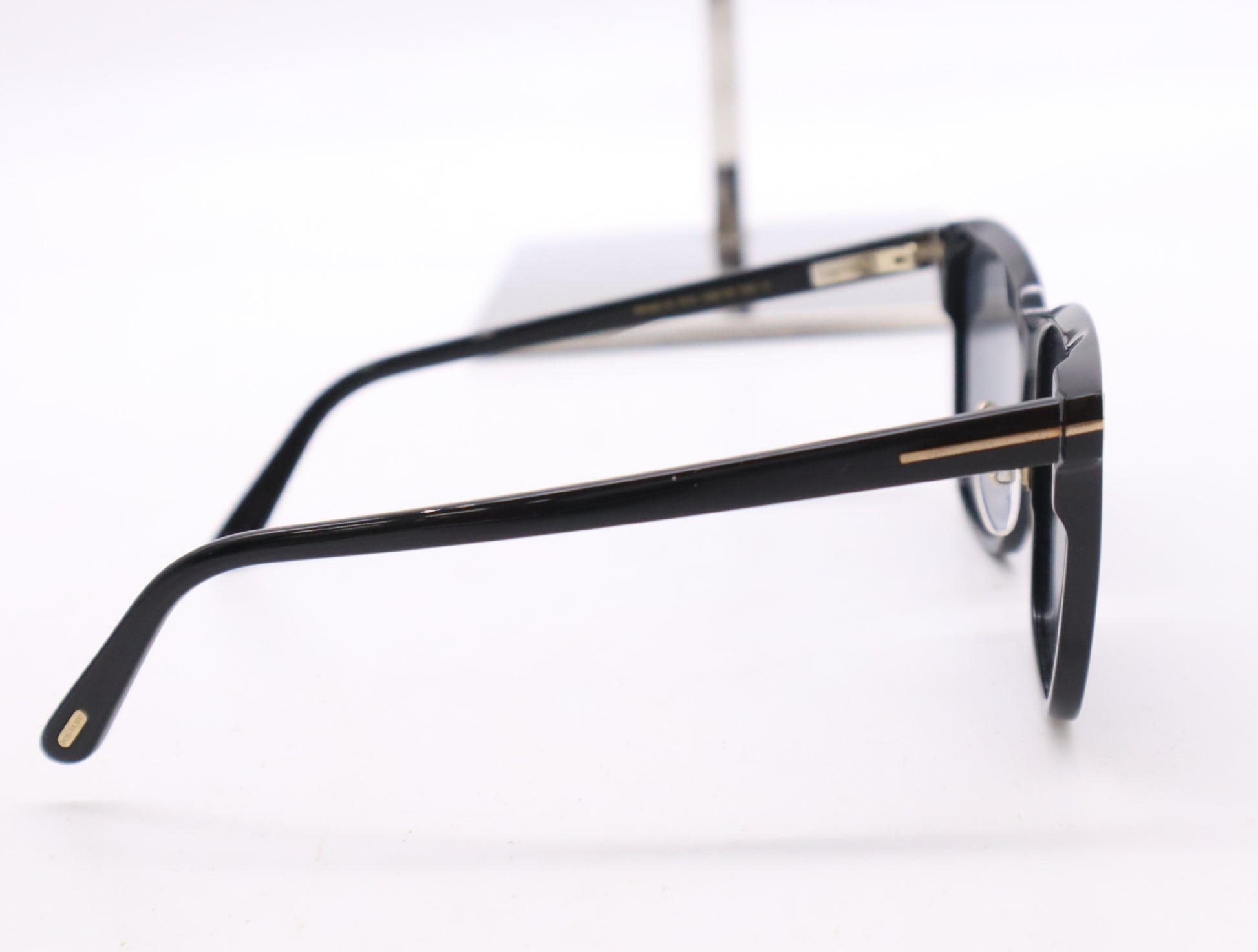  Tom Ford TF891-K Plastic Sunglasses Black Gold Sunglasses