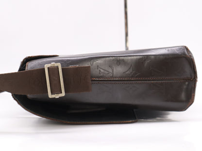 LOUIS VUITTON M46570 Monogram Glace Fonzie Cafe Brown Shoulder Bag