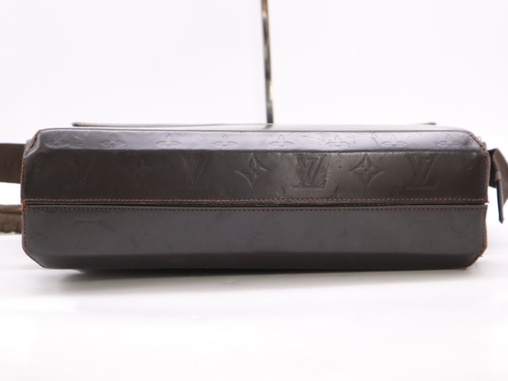 LOUIS VUITTON M46570 Monogram Glace Fonzie Cafe Brown Shoulder Bag