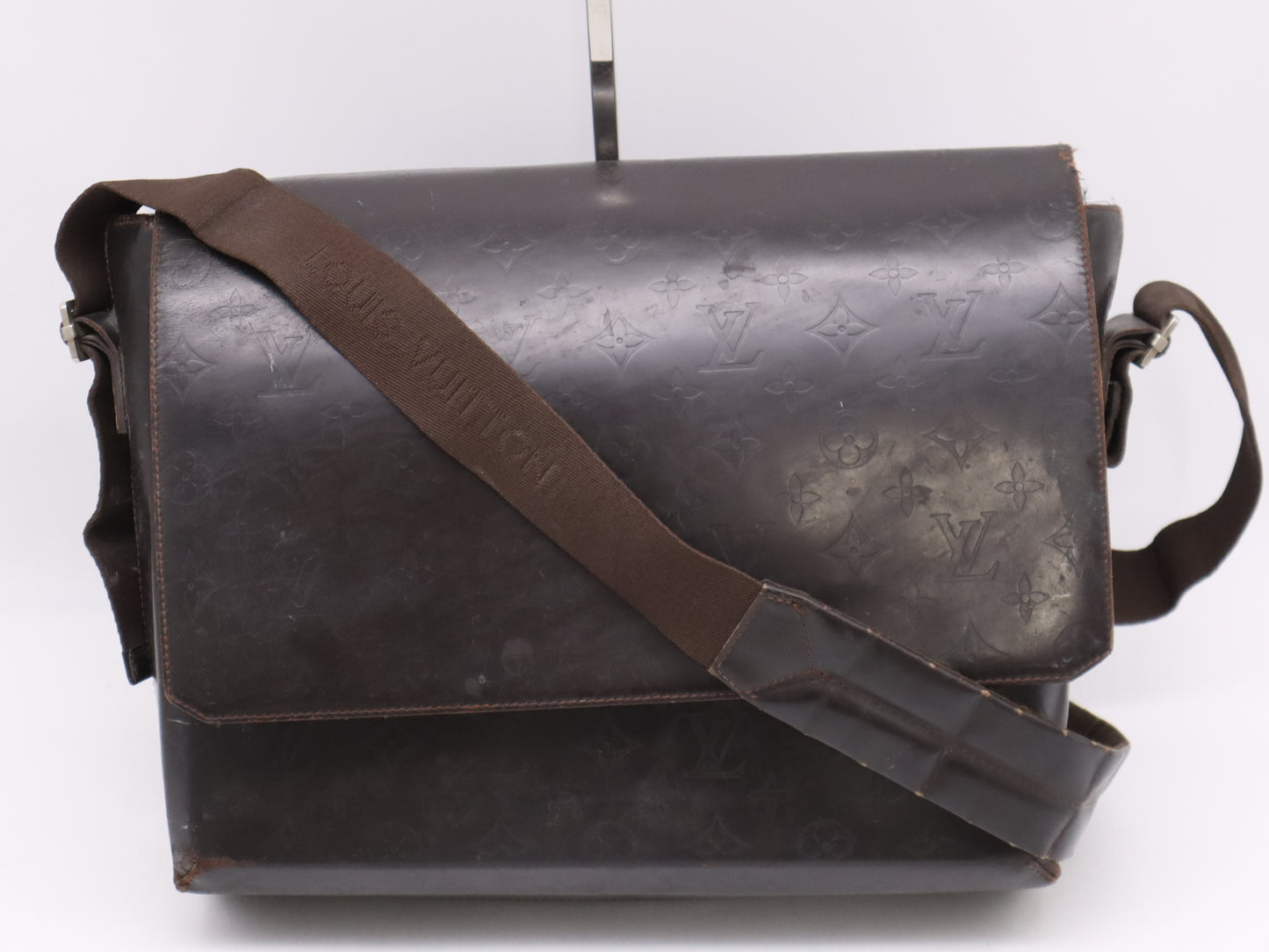 LOUIS VUITTON M46570 Monogram Glace Fonzie Cafe Brown Shoulder Bag