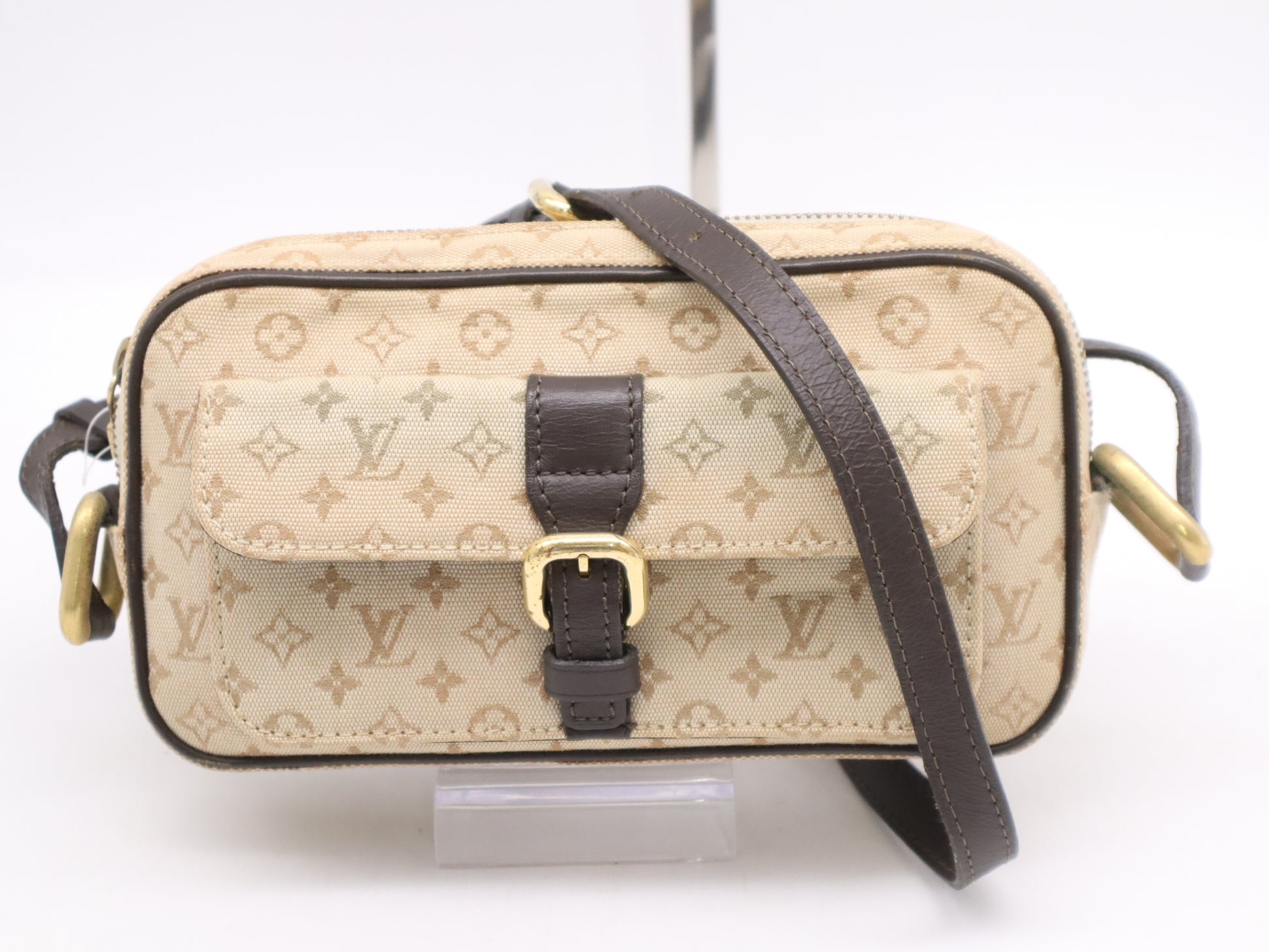 LOUIS VUITTON M92218 Mini L'Angeliet Khaki Shoulder Bag