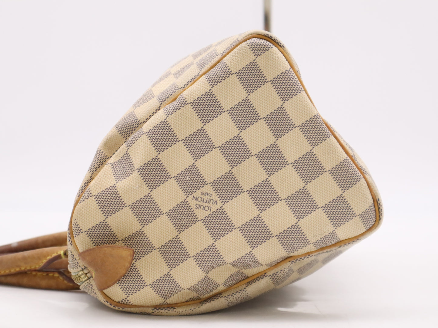 LOUIS VUITTON N41534 Azur Speedy 25 Handbag with Shoulder Pull