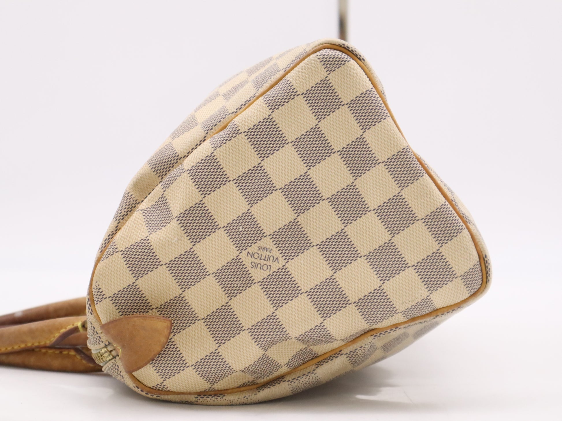 LOUIS VUITTON N41534 Azur Speedy 25 Handbag with Shoulder Pull