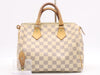LOUIS VUITTON N41534 Azur Speedy 25 Handbag with Shoulder Pull