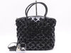 LOUIS VUITTON M40602 Fashionation Lockit Bouclette Noir Handbag with Cadena, Two Keys, Cloche, and Poignier