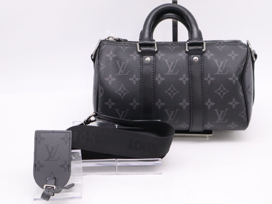 LOUIS VUITTON M46271 Eclipse Key Pol Bandouliere 25 Handbag with Shoulder Strap and Name Tag