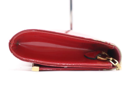LOUIS VUITTON M90092 Vernis Clutch Anna Rose Indien Pink Shoulder Bag with Shoulder Strap