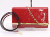 LOUIS VUITTON M90092 Vernis Clutch Anna Rose Indien Pink Shoulder Bag with Shoulder Strap
