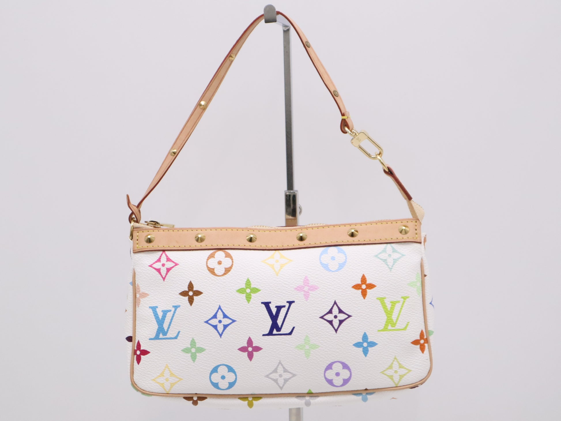 LOUIS VUITTON M92649 Multicolor Pochette Accessoires Blanc Pouch