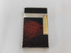 S.T. DuPont D-Line Lighter, Reddish-brown Lacquer, Glitter, Gold, Box and Case Included