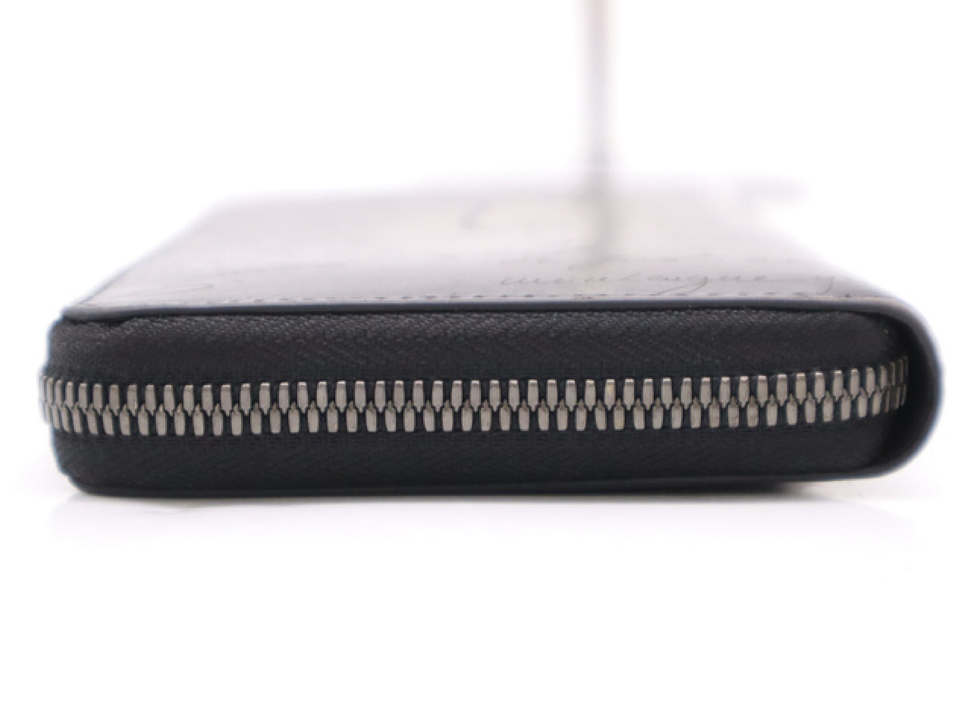 Berluti Calligraphy Long Zip Wallet Black/Gray F0290 Wallet