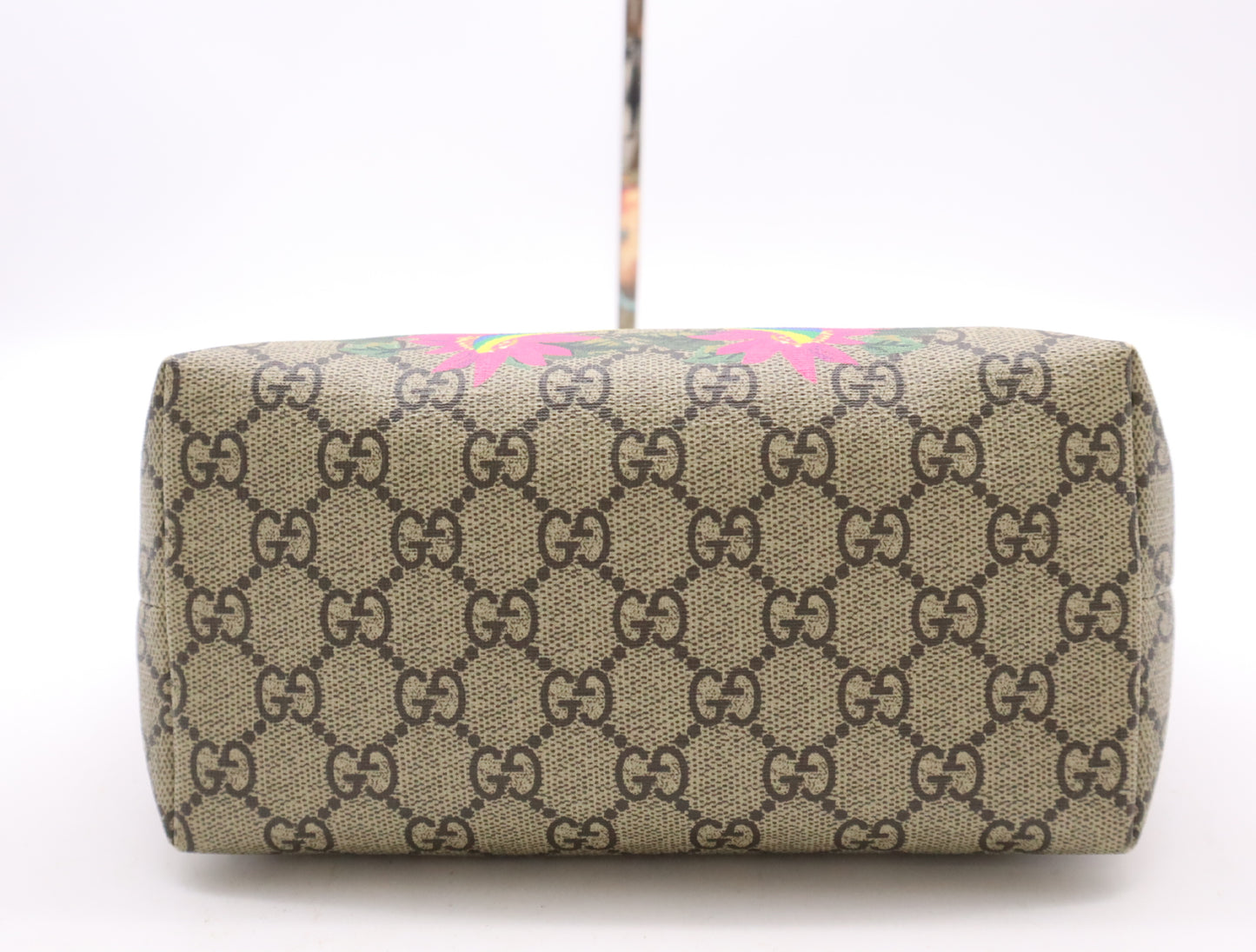 GUCCI 410812 PVC/Leather GG Supreme Children's Mini Handbag