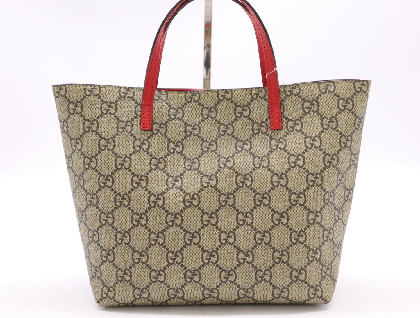 GUCCI 410812 PVC/Leather GG Supreme Children's Mini Handbag