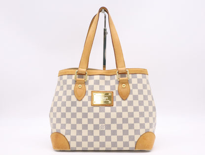 LOUIS VUITTON N51206 Azure Hampstead MM Tote Bag