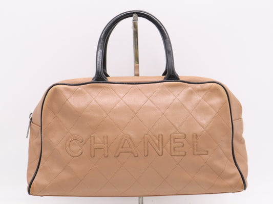CHANEL Enamel and Leather Sport Line Matelasse Logo Handbag with Seal 6241173 Tote Bag