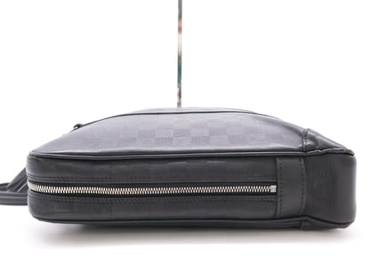 LOUIS VUITTON N41125 Graphite Porte Document Voyage Business Bag