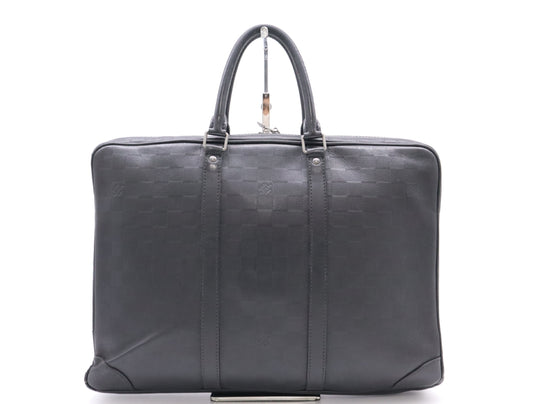 LOUIS VUITTON N41125 Graphite Porte Document Voyage Business Bag