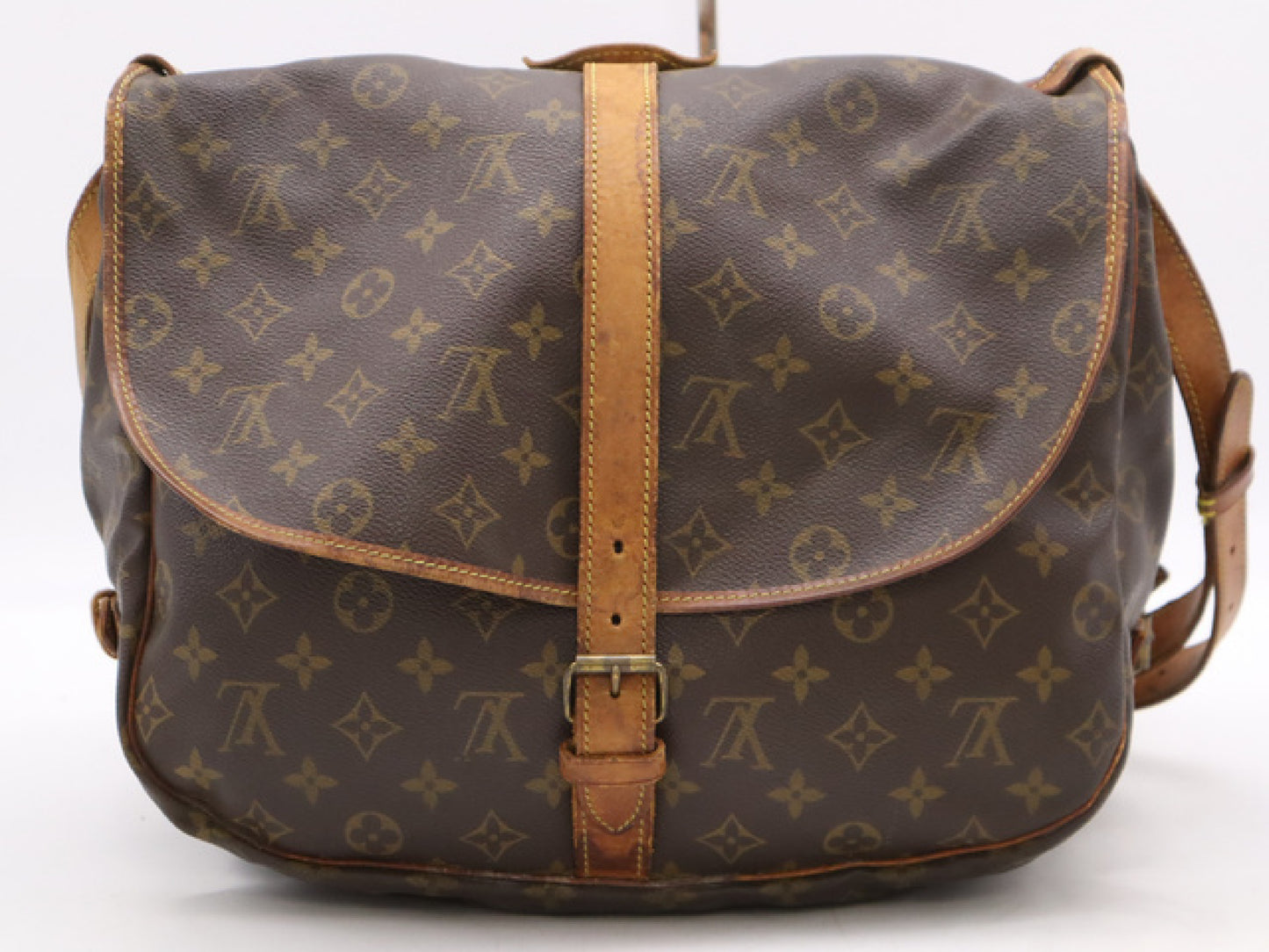 LOUIS VUITTON M42254 Monogram Saumur 35 Shoulder Bag