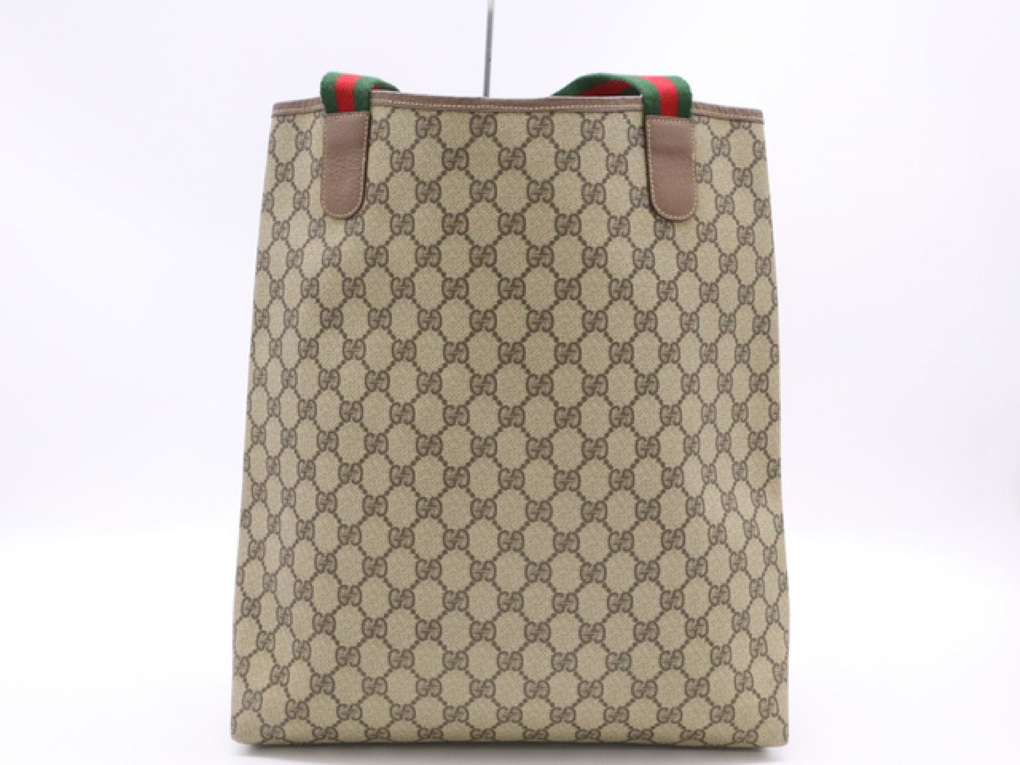 GUCCI GG Canvas Sherry Line Tote Bag