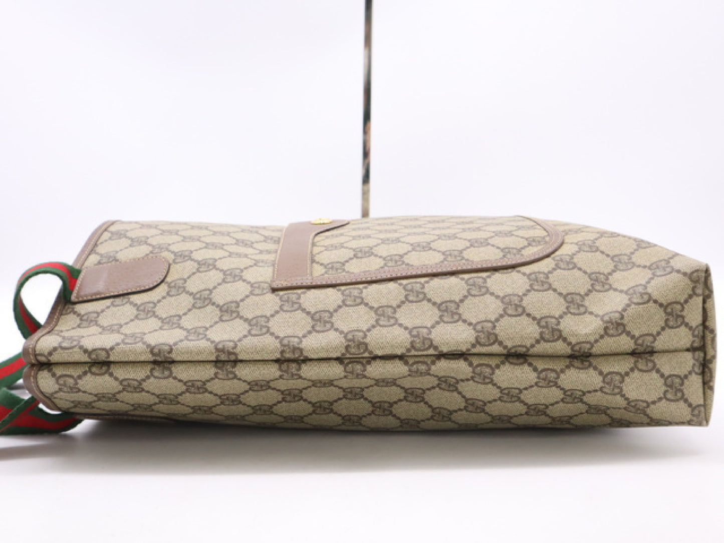 GUCCI GG Canvas Sherry Line Tote Bag