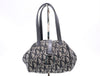 Dior Canvas and Leather Trotter Mini Handbag with Silver Hardware