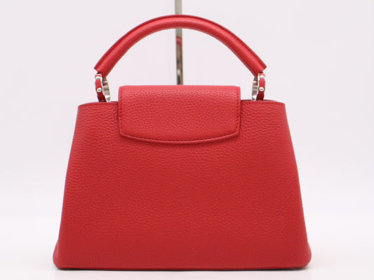 LOUIS VUITTON M94754 Parnassus Capucines BB Ruby Handbag with Shoulder Strap