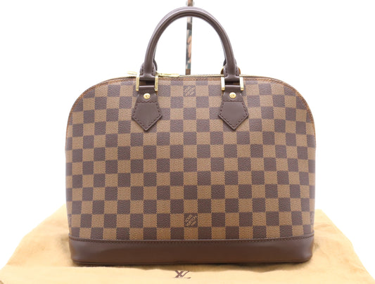 LOUIS VUITTON N51131 Damier Alma Handbag with Dust Bag