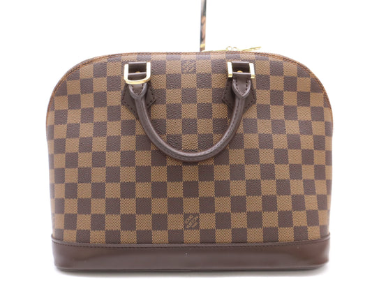 LOUIS VUITTON N51131 Damier Alma Handbag with Dust Bag
