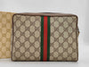 GUCCI 89.01.012 GG Supreme Sherry Line Old Gucci Pouch with Box