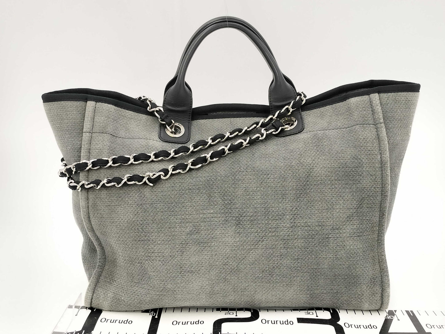 CHANEL Coco Mark Deauville Tote Bag with Seal and Warranty, No. 16 Dust Bag