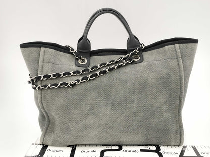 CHANEL Coco Mark Deauville Tote Bag with Seal and Warranty, No. 16 Dust Bag